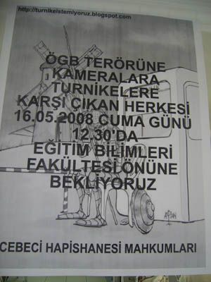 "Cebeci Hapishanesi Mahkumları" eylem yaptı / 17.05.2008