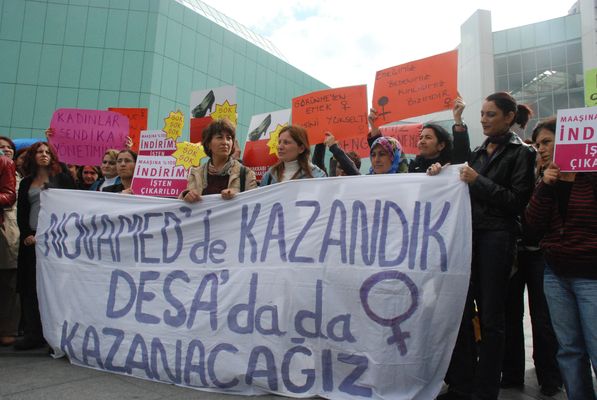 Kadınlar DESA için eylemde / 11.10.2008