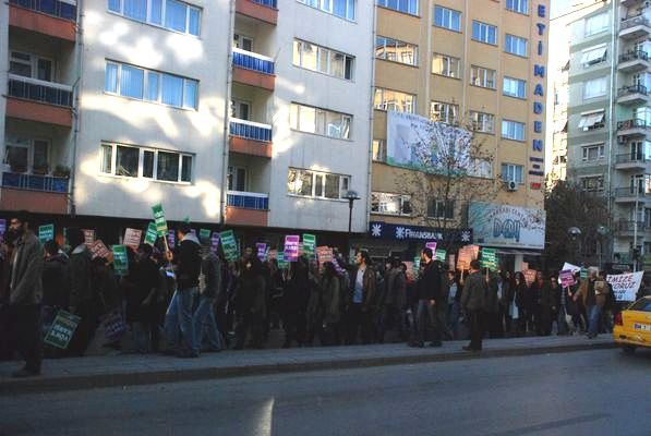 Genç-Sen Ankara'da YÖK'e karşı yürüdü / 09.11.2008