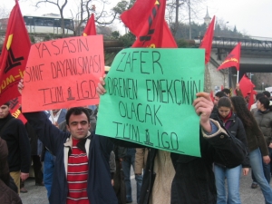 SEKA İşçileri Dayanışma eylemi - İzmit SEKA - 22.02.2005