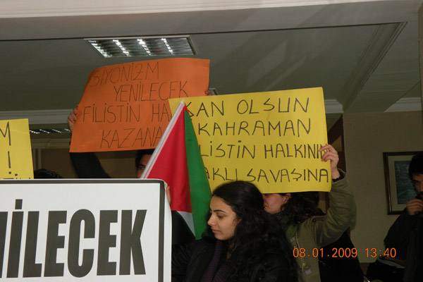 Cebeci kampüsünde Gazze eylemi / 08.01.2009
