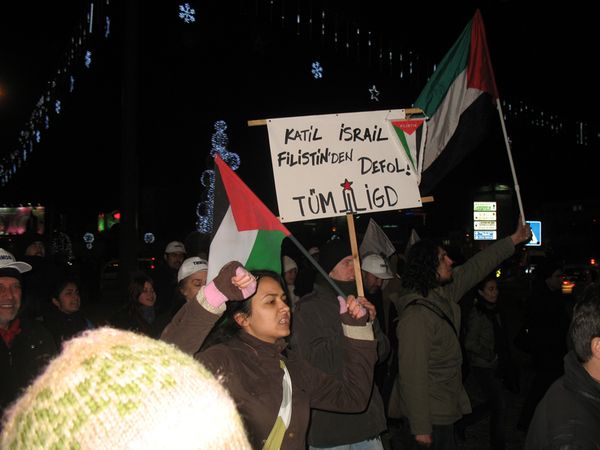 Filistin için ses çıkar - Taksim eylemi / 09.01.2009