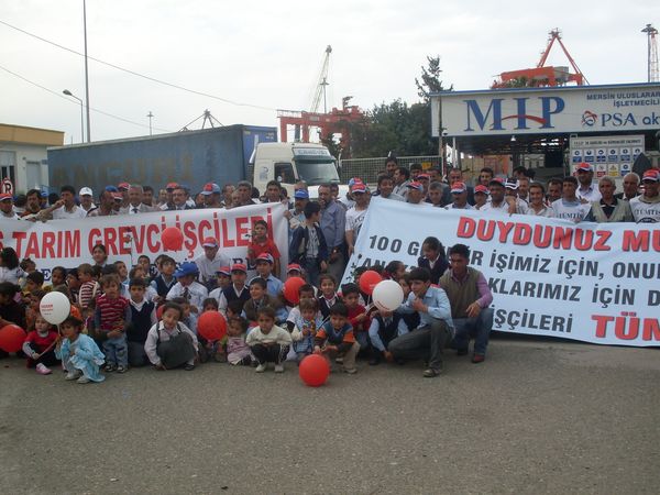 Mersin Liman İşçilerinin Direnişinin 100. günü / 14.04.2009