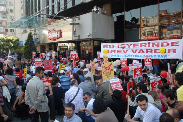 ATV-Sabah grevi 100. gün / 23.05.2009