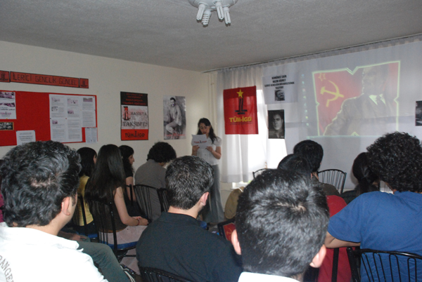 Ankara'da ilerici gençler Nazım Usta'yı andı / 03.06.2009