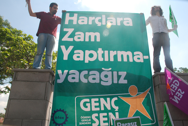 Har(a)ç zamlarına karşı Ankara Genç-Sen sokaklarda! / 10.08.2009