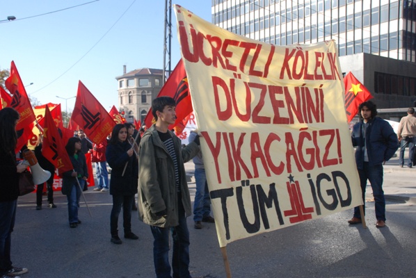 Ankara'da emekçiler krize, yoksulluğa, işsizliğe ve zamlara karşı buluştu! / 21.11.2009