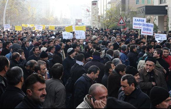 Tekel işçileri Ankara'da eylemde! /16.12.2009