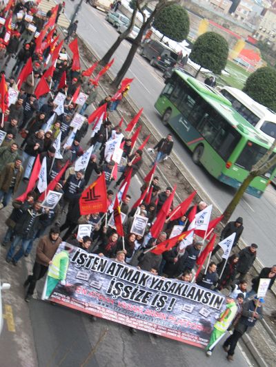 İstanbul'da binler TEKEL işçisine destek olmak için alanlardaydı! / 04.02.2010