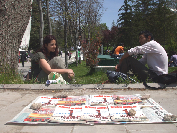 Hacettepe Üniversitesi Beytepe Kampüsü Taksim'e hazırlanıyor /27.04.2010