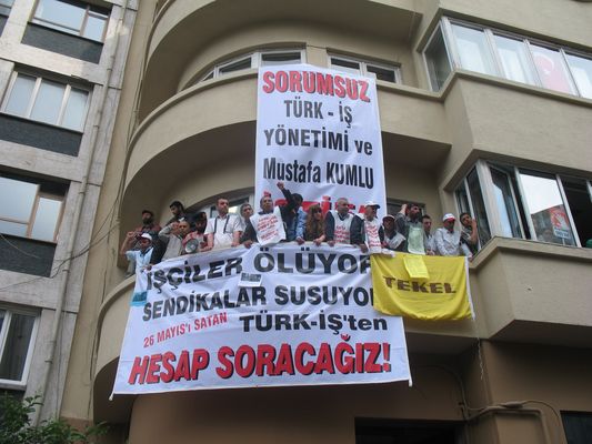 TEKEL işçileri TÜRK-İŞ'de eylemde! / 24.05.2010