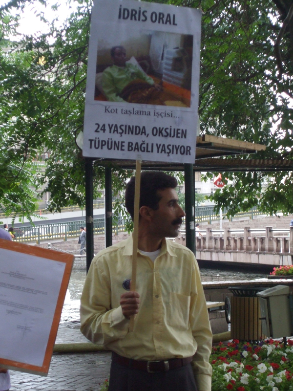 Kot taşlama işçileri Ankara'da eylemde! / 22.06.2010