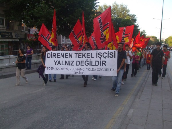 TEKEL işçileriyle dayanışma eylemi! / 02.07.2010