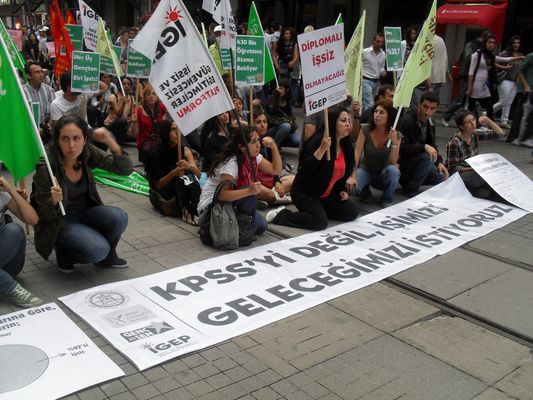 Genç-Sen'den KPSS eylemi! / 10.07.2010