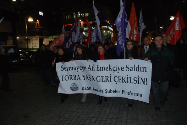 Torba yasa tasarısı Ankara'da protesto edildi / 20.01.2011