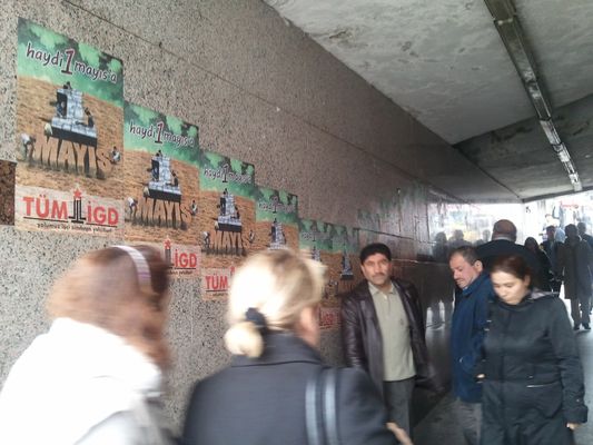 İstanbul Anadolu yakasında "Haydi 1 Mayıs'a" çağrısı / 27.04.2011