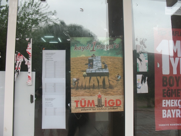 İlerici öğrencilerden Ege Üniversitesi'nde 1 Mayıs çağrısı / 28.04.2011