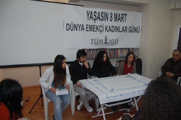 İlerici gençlerden Edirne'de 8 Mart etkinliği