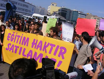 Genç-Sen Taksim Basın Açıklaması - 6 Ekim 2007