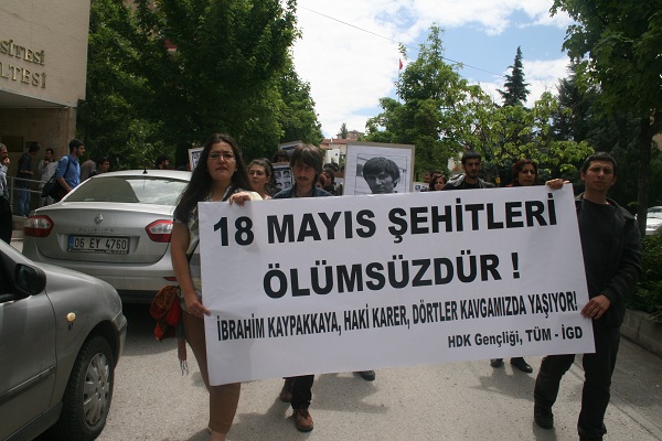 Cebeci'de 18 Mayıs şehitleri anıldı