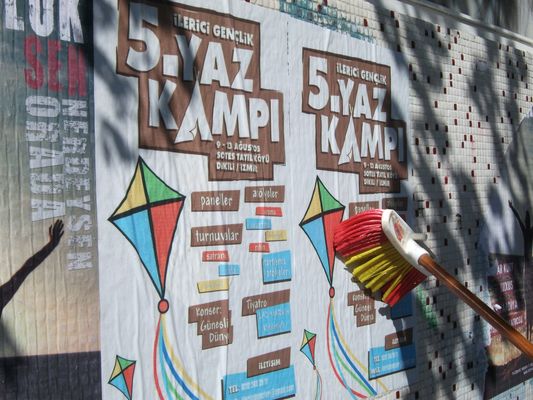 5. İlerici Gençlik Yaz Kampı çağrısı Ümraniye sokaklarında