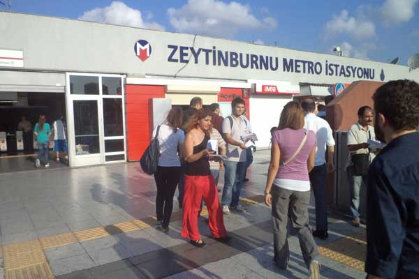 "Kıdemime Dokunma" kampanyası Zeytinburnu'nda