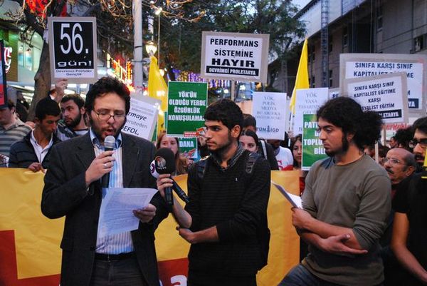 Ankara'da YÖK'e karşı öğrenciler ve akademisyenler eylemdeydi