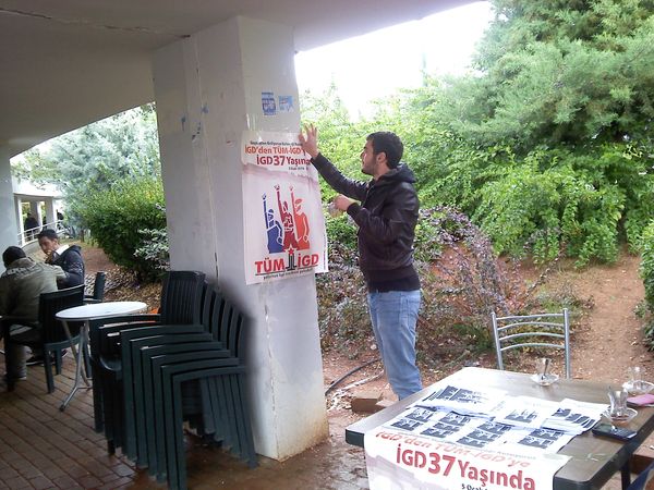 Mersin Üniversitesi'nde İlerici Gençler 37.yıl etkinlik çalışmasına başladı