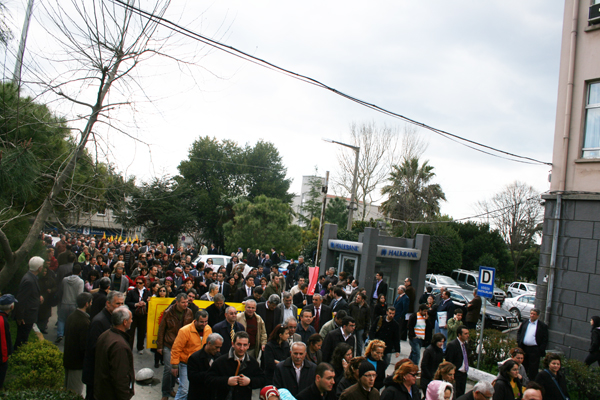 SSGSS'yi durdurmak için iş bırakma eylemi - Saraçhane \ İstanbul / 14.03.2008