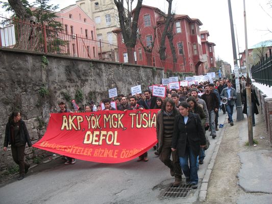 16 Mart anması Beyazıt Meydanı / 14.03.2008