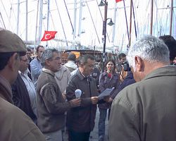 Bodrumlu'lar emperyalizmin krizine karşı sözünü sokakta söyledi