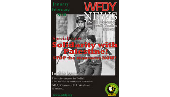 Dünya Demokratik Gençlik Federasyonu Filistin'le dayanışmaya çağırıyor!