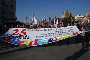 Ankara'da emekçiler krize, yoksulluğa, işsizliğe ve zamlara karşı buluştu