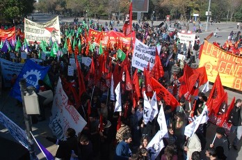 Ankara'da YÖK karşıtı miting