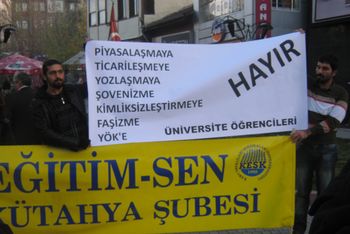 YÖK, Kütahya'da da protesto edildi!