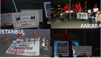 İlerici öğrenciler alanlardan seslendi :YÖK'ü yıkacağız, çözüm Emekçi Üniversitesi! (Yenilendi!)