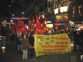 Gençlik polis terörüne karşı Taksim'de yürüdü!
