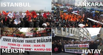 Onbinlerce emekçi Tek-el, Tek-yumruk (Yenilendi!)