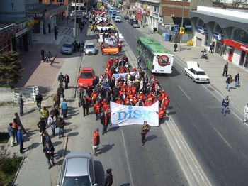 Kartal'da Tekel işçisine destek mitingi