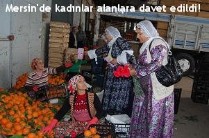 Mersin'de 8 Mart Dünya Emekçi Kadınlar Günü'ne davet