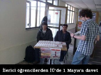 İlerici öğrenciler İstanbul Üniversitesi'nde 1 Mayıs'a çağırıyor!