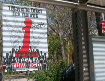 Ankara'da Kızılay ve Tuzluçayır'da sokak afişlemeleri sürüyor