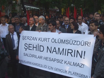Ankara'da Şerzan Kurt için açıklama