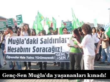 GENÇ-SEN Şerzan Kurt için basın açıklaması gerçekleştirdi