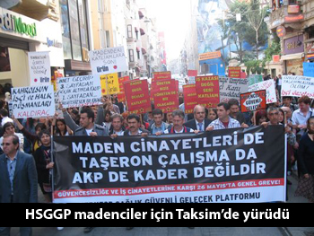 HSGGP'den katledilen maden işçileri için basın açıklaması