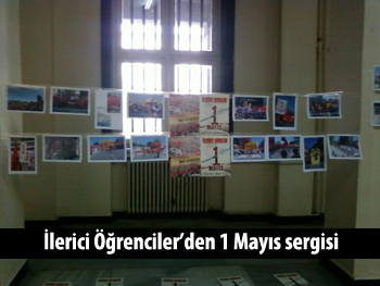 İlerici öğrenciler'den 1 Mayıs sergisi