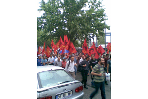 İnsani yardım gemilerine yapılan saldırı Ankara'da protesto edildi