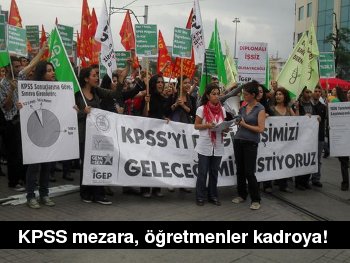 Genç-Sen'den KPSS eylemi!