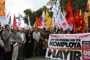 SDP ve TÖP'e yapılan saldırılara karşı dayanışma eylemi