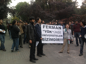 Ferman YÖK'ünse üniversiteler bizimdir!